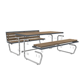 Ersatzteile Bänke / Sitz-Tischsysteme